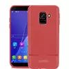 Чехол бампер IDOOLS Leather Fit Case для Samsung Galaxy J6 2018 J600F Red (Красный)