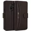 Чехол книжка IDOOLS Luxury Case для Samsung Galaxy S9 Deep brown (Темно-коричневый)