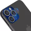 Защитное стекло для камеры смартфона IMAK Metal Lens Cap для iPhone 11 Pro Max Blue (Синий)