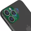 Защитное стекло на камеру для iPhone 11 IMAK Metal Lens Cap Green (Зеленый)