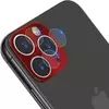 Защитное стекло на камеру для iPhone 11 IMAK Metal Lens Cap Red (Красный)