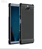 Чехол бампер для Sony Xperia 10 Imak Vega Carbon Black (Черный)