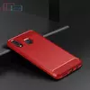 Чехол бампер для Samsung Galaxy A30 iPaky Carbon Fiber Red (Красный)
