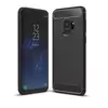 Чехол бампер для Samsung Galaxy S9 iPaky Carbon Fiber Black (Черный) 