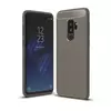 Чехол бампер для Samsung Galaxy S9 Plus iPaky Carbon Fiber Gray (Серый)