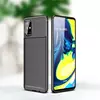 Чехол бампер для Samsung Galaxy A71 Ipaky Lasy Black (Черный)
