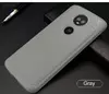 Чехол бампер Lenuo Leather Fit Case для Motorola Moto E5 Plus Gray (Серый)