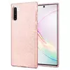 Чехол бампер для Samsung Galaxy Note 10 Spigen Liquid Crystal Glitter Rose Quartz (Розовый кварц)