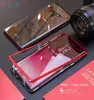 Чехол бампер для Samsung Galaxy Note 9 Luphie Magnetic Transparent / Red (Прозрачный / Красный) 