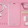Чехол книжка для Meizu M3E Mofi Cross Pink (Розовый) 