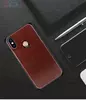 Чехол бампер Mofi Leather Bumper для Xiaomi Redmi 6 Pro Dark Brown (Темно коричневый)