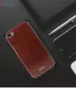 Чехол бампер Mofi Leather Bumper для Xiaomi Redmi 6A Dark Brown (Темно коричневый)