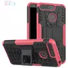 Противоударный чехол бампер для Huawei Honor 7C Nevellya Case (встроенная подставка) Pink (Розовый) 