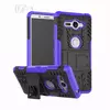 Противоударный чехол бампер для Sony Xperia XZ2 Nevellya Case (встроенная подставка) Purple (Пурпурный) 