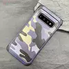 Чехол бампер NX Case Camouflage Series для Samsung Galaxy S10 Blue (Синий)