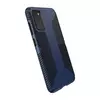 чехол бампер для Samsung Galaxy S20 Speck Presidio Grip Blue&Black (Синий&Черный)