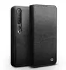 Кожаный чехол книжка для Xiaomi Mi10 Qialino Classic Leather Black (Черный) 