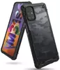 Чехол бампер для Samsung Galaxy M31s Ringke Fusion-X Design Camo Black (Черный Камуфляж)