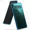 Чехол бампер Ringke Fusion для Samsung Galaxy S10 Aqua Blue (Голубой)