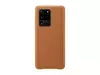 Чехол бампер для Samsung Galaxy S20 Ultra Samsung Leather Back Cover Brown (Коричневый)