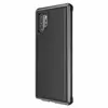 Чехол бампер для Samsung Galaxy Note 10 Plus X-Doria Defense Lux Black Skin (Черная Кожа) 