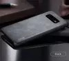 Чехол бампер X-Level Leather Case для Samsung Galaxy S10 Black (Черный)