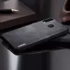 Чехол бампер X-Level Leather для Samsung Galaxy A40 Black (Черный)