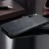 Чехол бампер для Xiaomi Mi9 Lite X-Level Leather Bumper Black (Черный)