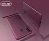 Чехол бампер X-Level Matte для Samsung Galaxy A40s Vine Red (Винный)
