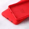 Чехол бампер для Samsung Galaxy M11 X-Level Silicone (с микрофиброй) Red (Красный) 