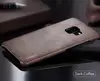 Чехол бампер X-Level Leather Case для Samsung Galaxy J4 2018 J400F Dark Coffe (Кофейный)