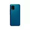 Чехол бампер для Xiaomi Mi10 Lite Nillkin Super Frosted Shield Blue (Синий) 