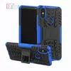 Противоударный чехол бампер для Xiaomi MiA2 Nevellya Case (встроенная подставка) Blue (Синий) 