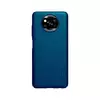 Чехол бампер для Xiaomi Poco X3 NFC Nillkin Super Frosted Shield Blue (Синий) 