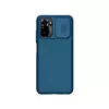 Чехол бампер для Xiaomi Redmi Note 10 Nillkin CamShield Blue (Синий)
