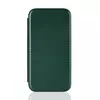 Чехол книжка для Nokia X20 Anomaly Carbon Book Green (Зеленый)