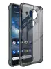 Противоударный чехол бампер для Nokia 3.4 Imak Shock Black / Transparent (Черный / Прозрачный) 
