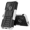 Противоударный чехол бампер для Nokia G10 Nevellya Case (встроенная подставка) White (Белый) 