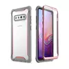 Чехол бампер i-Blason Ares Case (со стеклом в комплекте) для Samsung Galaxy S10 Pink (Розовый)