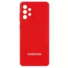 Чехол Silicone Cover Full Camera (AA) для Samsung Galaxy A52 4G / A52 5G Красный / Red
