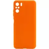 Силиконовый чехол Candy Full Camera для Xiaomi Redmi Note 10 Оранжевый / Orange