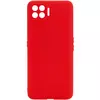 Силиконовый чехол Candy Full Camera для Oppo A93 Красный / Red