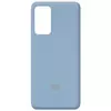 Чехол Silicone Cover Full Protective (AA) для Xiaomi Redmi Note 10 Pro / 10 Pro Max Голубой / Lilac Blue