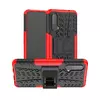 Противоударный чехол бампер для OnePlus Nord CE Nevellya Case (встроенная подставка) Red (Красный) 
