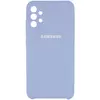 Чехол Silicone Cover Full Camera (AAA) для Samsung Galaxy A32 4G Голубой / Lilac Blue