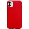 Силиконовый чехол Candy для Apple iPhone 11 (6.1"") Красный
