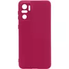 Чехол Silicone Cover Full Camera without Logo (A) для Xiaomi Redmi Note 10 / Note 10s Бордовый / Marsala