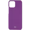 Чехол Silicone Cover Full Protective (AAA) для Xiaomi Mi 11 Lite Фиолетовый / Grape