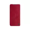 Чехол книжка для Xiaomi Redmi 10 Nillkin Qin Red (Красный)
