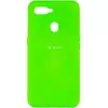 Чехол Silicone Cover My Color Full Protective (A) для Oppo A5s / Oppo A12 Салатовый / Neon green